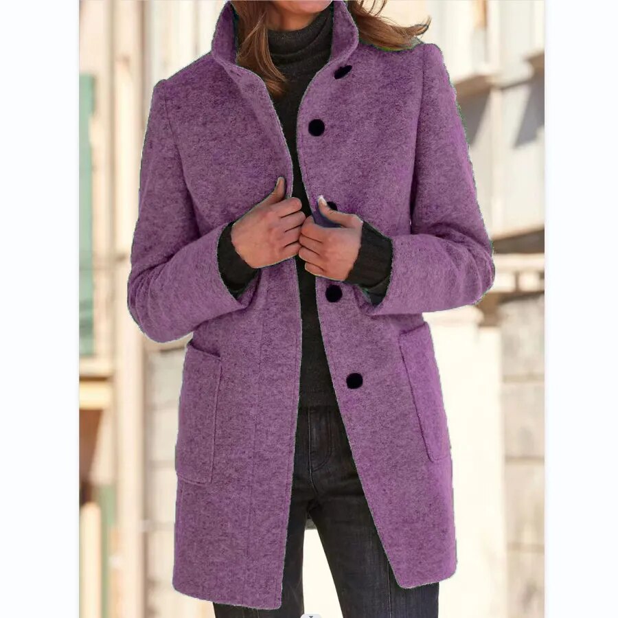 Luxe Winterjas met Elegante Snit