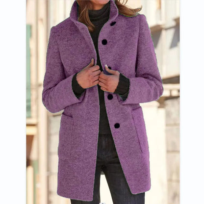 Luxe Winterjas met Elegante Snit