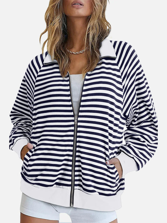 Livia - Trendy Sweater met Rits