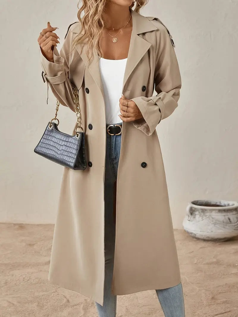 Livia - Elegante Trenchcoat met Waterafstotende Stof