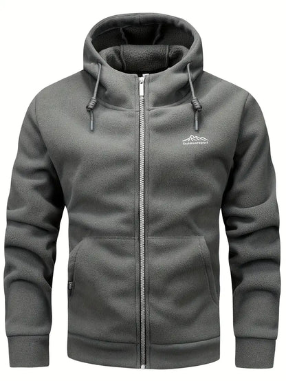 Dario - Comfortabele Warme Fleecejas met Capuchon