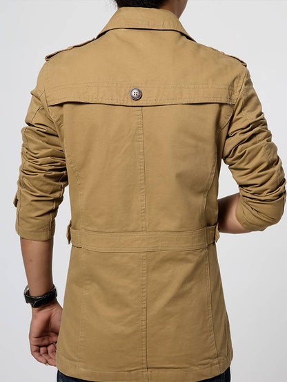 Stijlvolle Trenchcoat met Klassiek Ontwerp