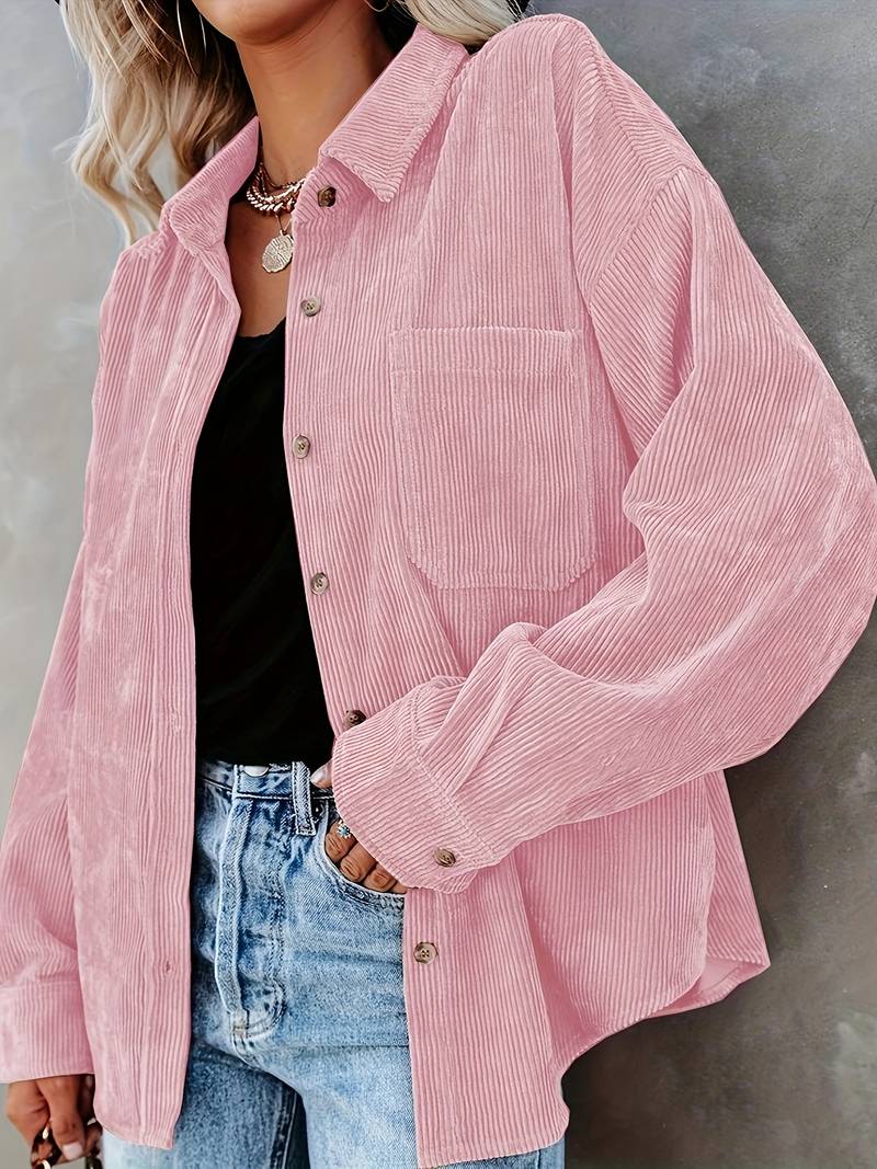 Sophie - Geribd Casual Shirt