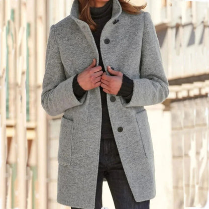 Luxe Winterjas met Elegante Snit