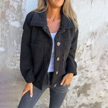 Lotte - Elegante Herfstjas met Getailleerde Pasvorm