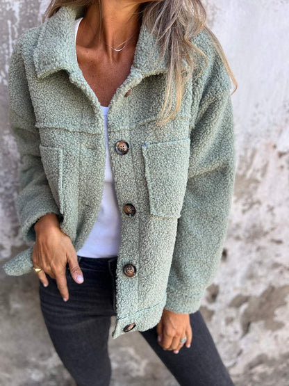 Lotte - Elegante Herfstjas met Getailleerde Pasvorm
