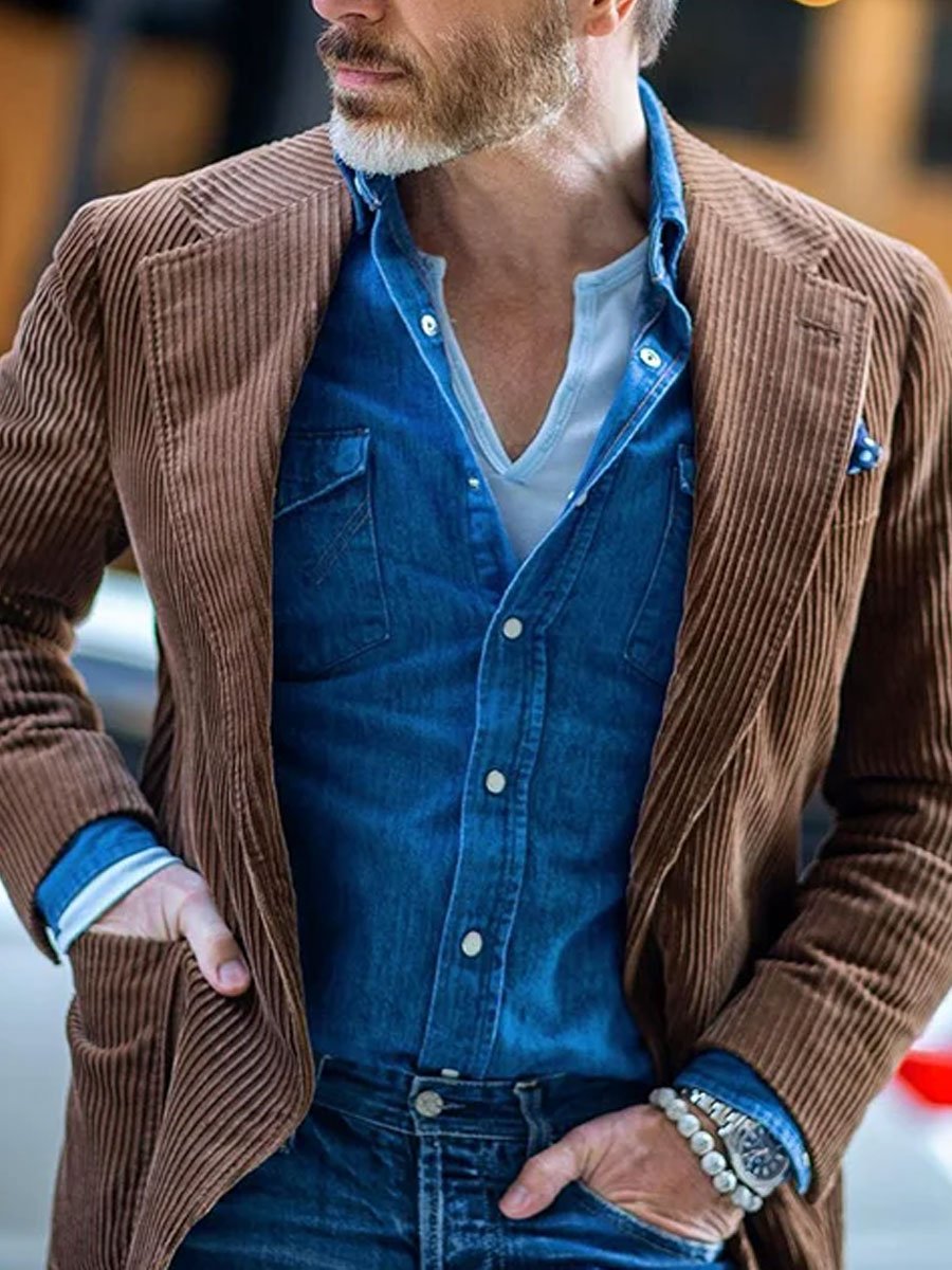 Nina - Casual Corduroy Blazer