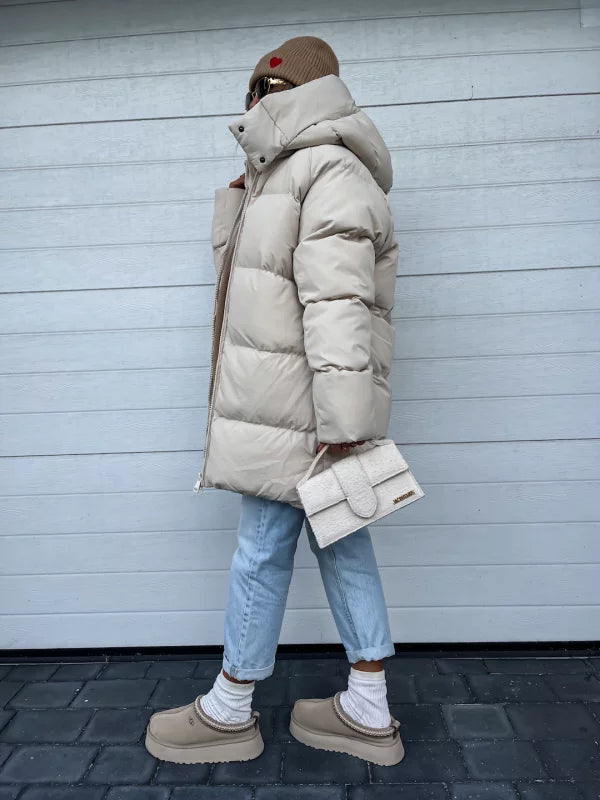 Sophie - Gewatteerde Winterjas met Capuchon