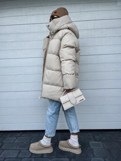 Sophie - Gewatteerde Winterjas met Capuchon