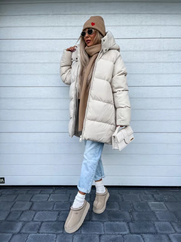 Sophie - Gewatteerde Winterjas met Capuchon