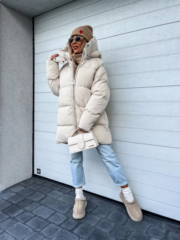 Sophie - Gewatteerde Winterjas met Capuchon