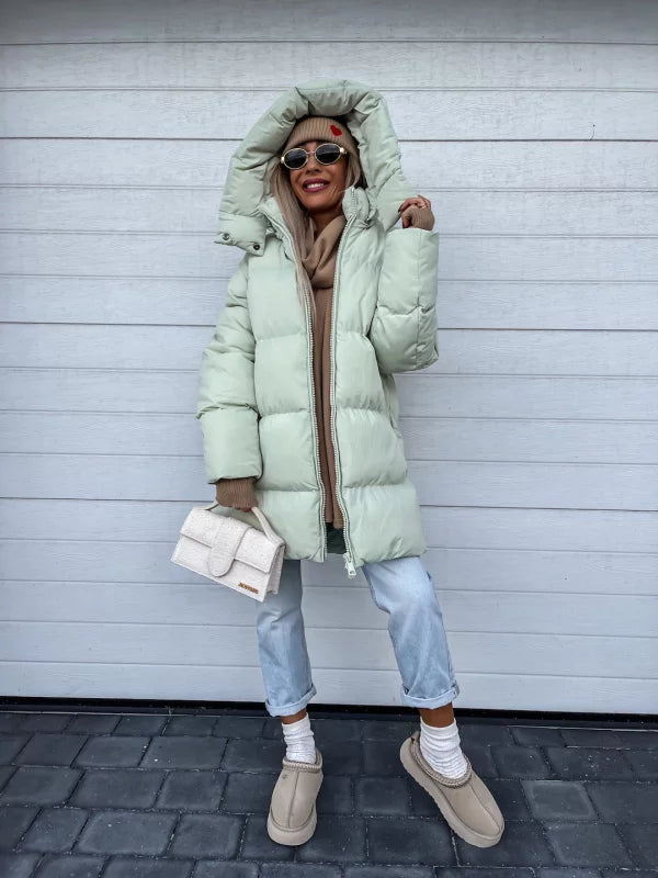 Sophie - Gewatteerde Winterjas met Capuchon