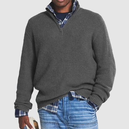 Stijlvolle Half Zip Trui