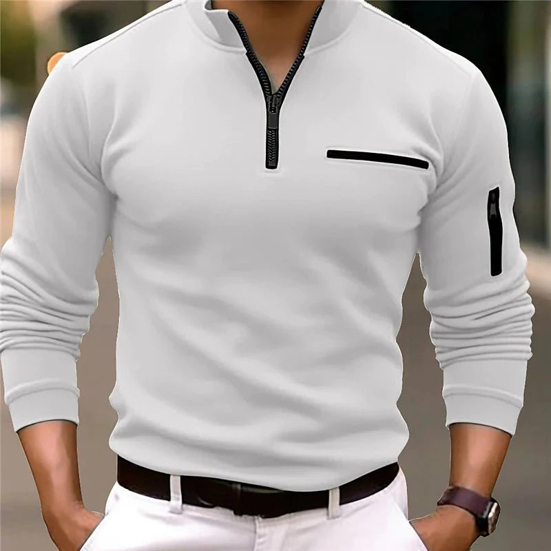 Joris - Luxe Quarter-Zip Trui voor elke gelegenheid