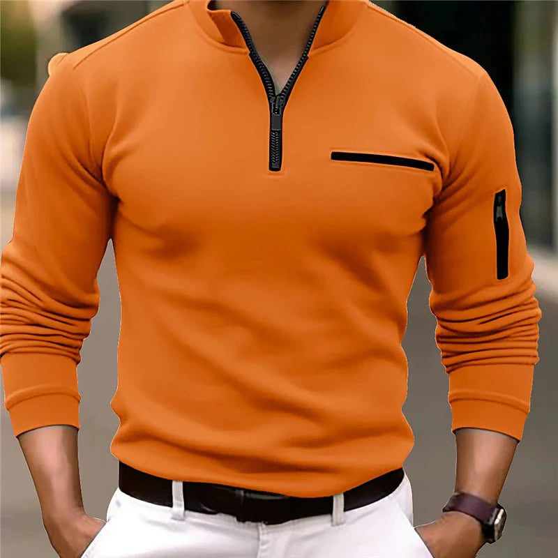 Joris - Luxe Quarter-Zip Trui voor elke gelegenheid
