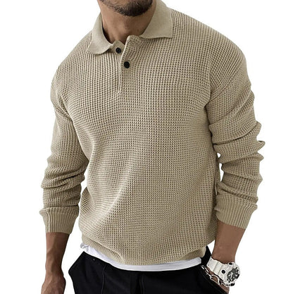 Elias - Luxe Premium Polo met Lange Mouwen