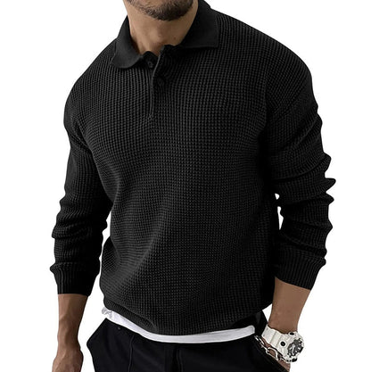 Elias - Luxe Premium Polo met Lange Mouwen