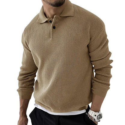 Elias - Luxe Premium Polo met Lange Mouwen
