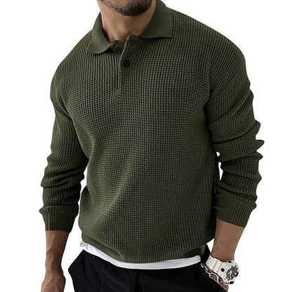 Elias - Luxe Premium Polo met Lange Mouwen