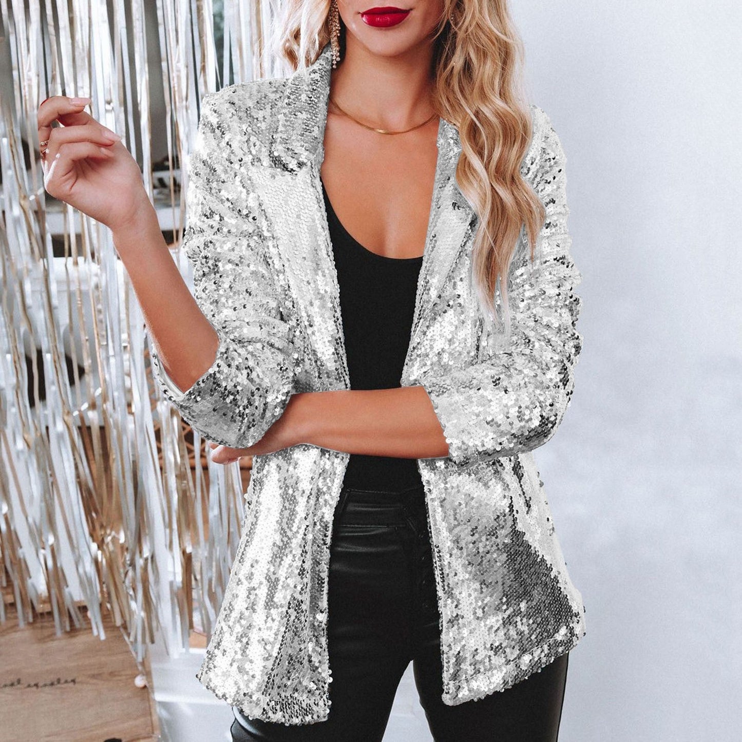 Luna - Glamoureuze Glitter Blazer