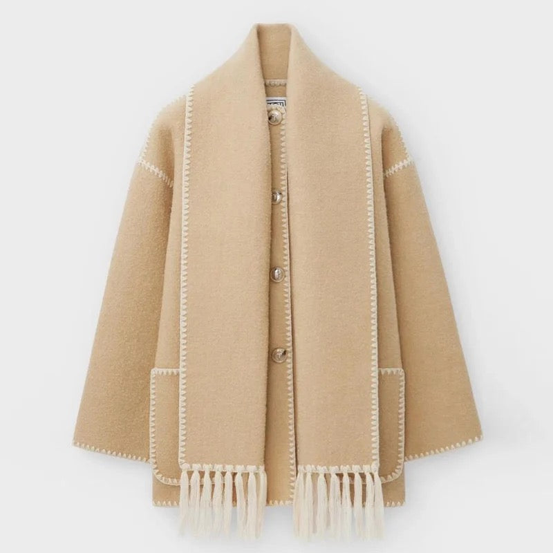 Luna - Elegante Winterjas met Luxe Afwerking