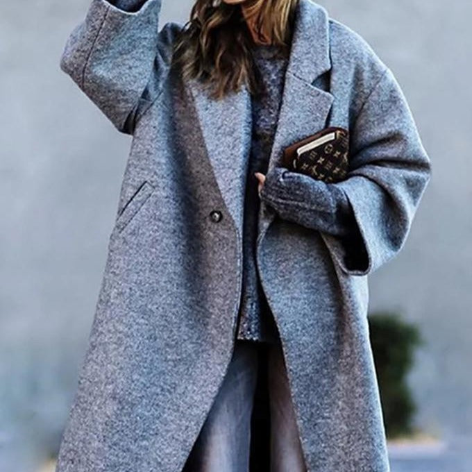 Hanna - Elegante Wollen Jas